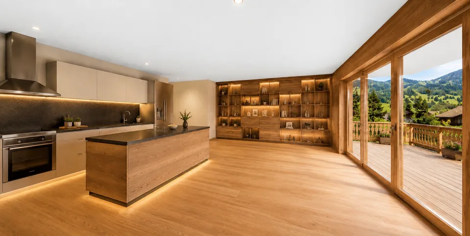 Une échappée alpine, terrasse XXL de 35 m² baignée de soleil LOT 5 : Superbe 4.5 Pièces