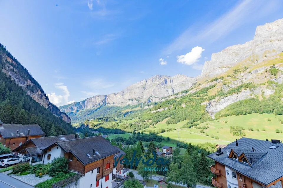 Panorama. Montagne. Leukerbad. - spazioso appartamento di 1,5 locali in posizione privilegiata