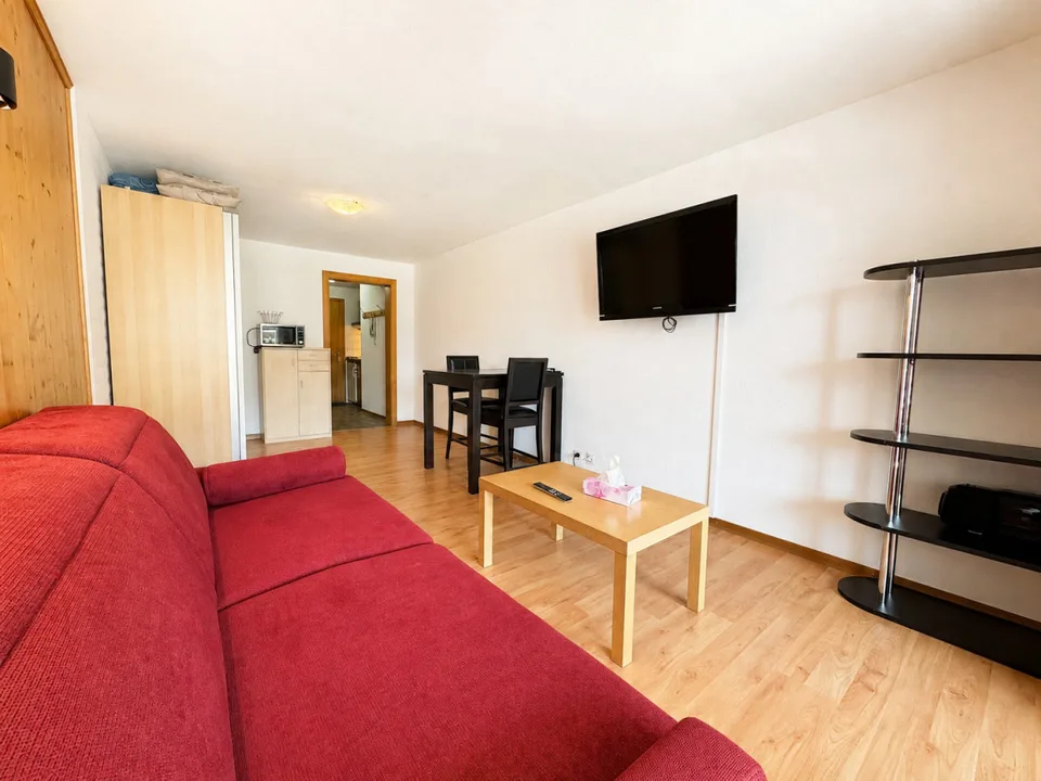 STUDIO MIT BALKON UND UNVERBAUBAREM BLICK IM HERZEN VON VERBIER