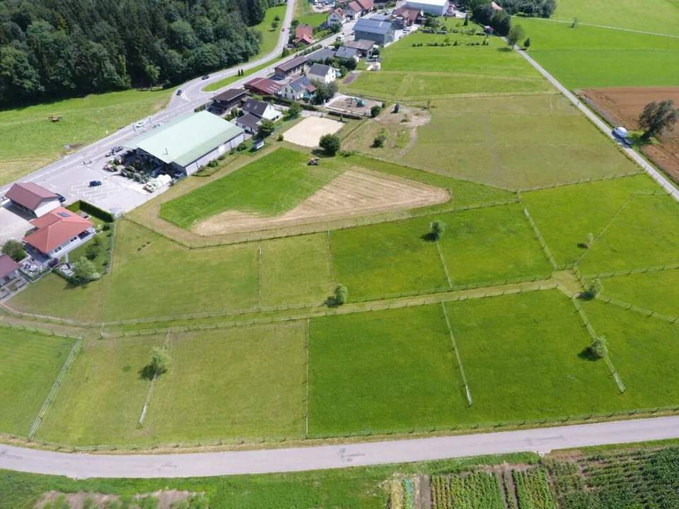 Reserviert! Reitsportimmobilie mit Haus und Reithalle