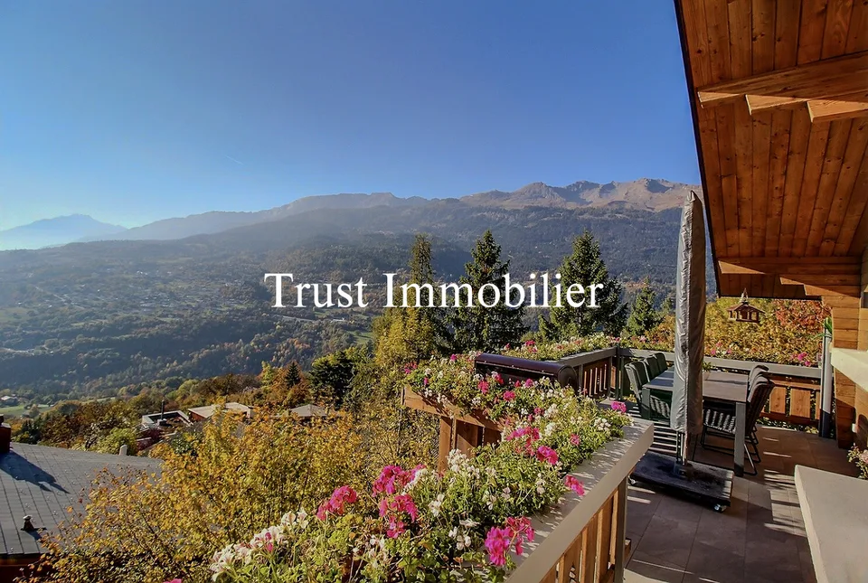 6015. Magnifique chalet à Icogne à Vendre