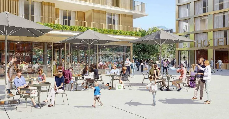 GELEGENHEIT - Neue 75 m2 Arcade zur Miete im Stadtteil Cour de Gare