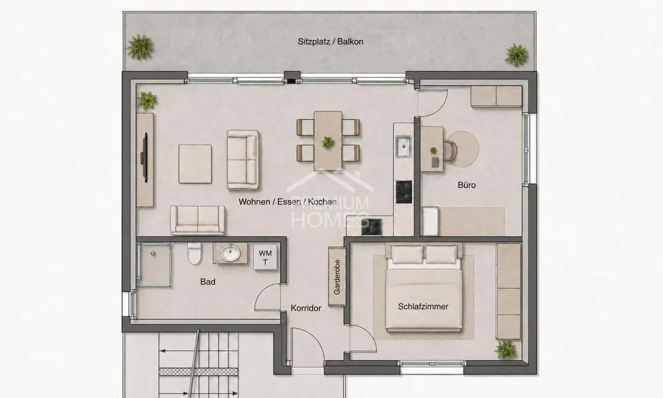 Prima occupazione - Appartamento 3½ locali al 1° o 2° piano