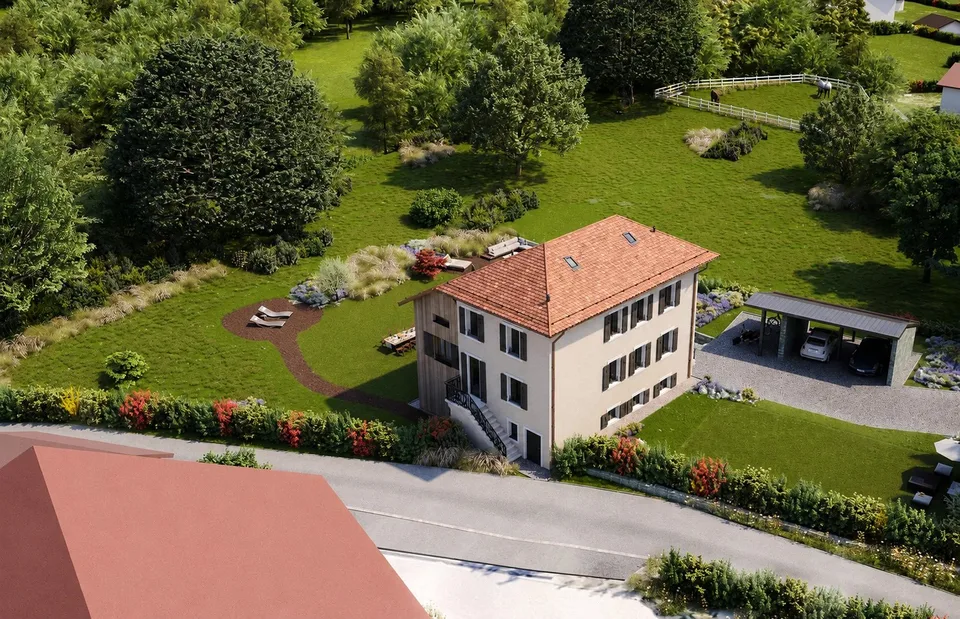 Attic with character and private garden &amp; CASATAX eligibility in Cartigny