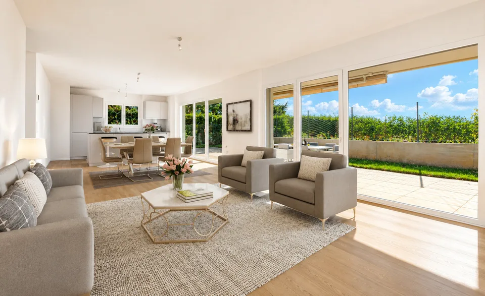 Neuf! Appartement familial en rez-de-jardin