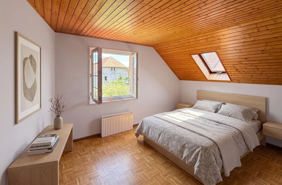 Casa familiare con giardino, a un minuto a piedi dalla scuola