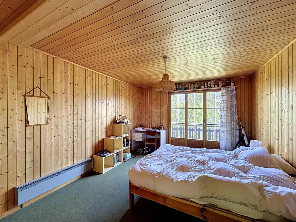 Exclusivité - à 5 min d'Ovronnaz, chalet authentique sans vis-à-vis