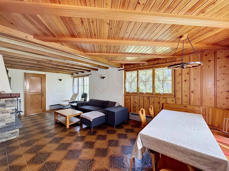 Exclusivité - à 5 min d'Ovronnaz, chalet authentique sans vis-à-vis
