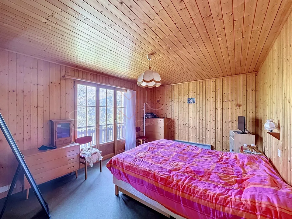 Exclusivité - à 5 min d'Ovronnaz, chalet authentique sans vis-à-vis