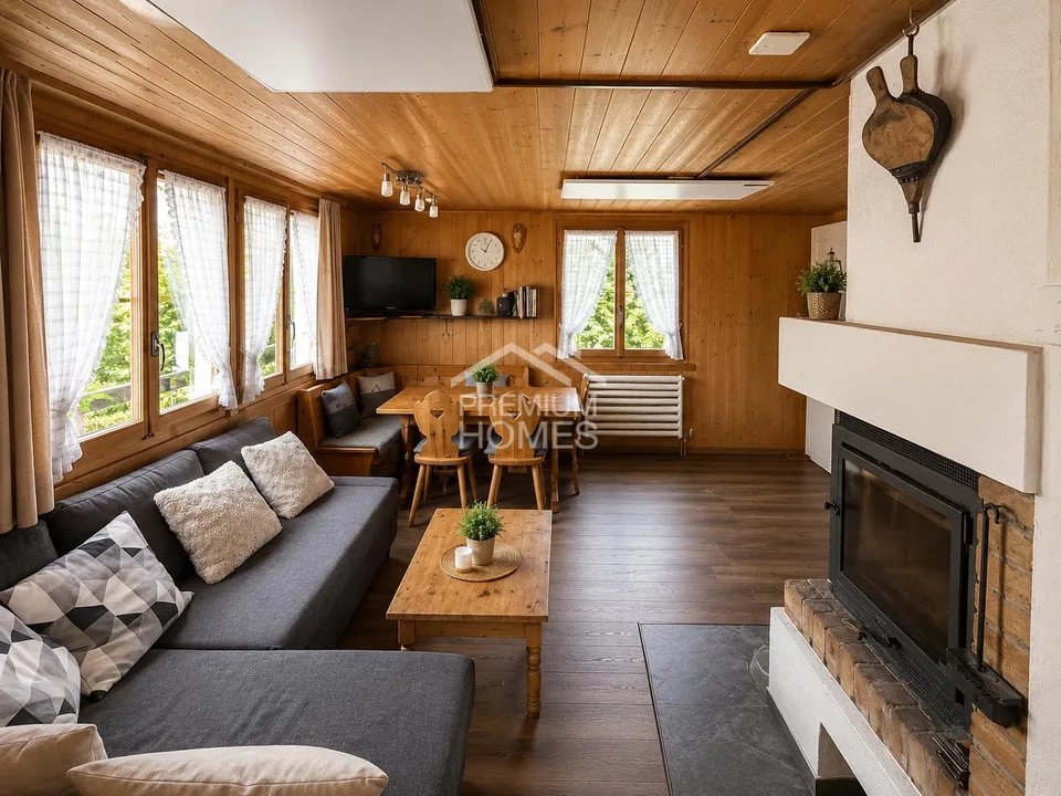 Charmantes Chalet - wohnen, geniessen, vermieten