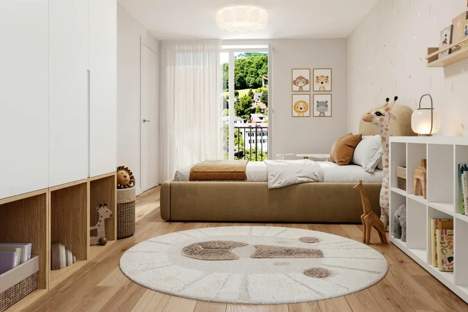 Stilvolle 3.5-Zimmer-Wohnung mit 20m² Balkon in ruhiger Lage – Foto 4 von 4