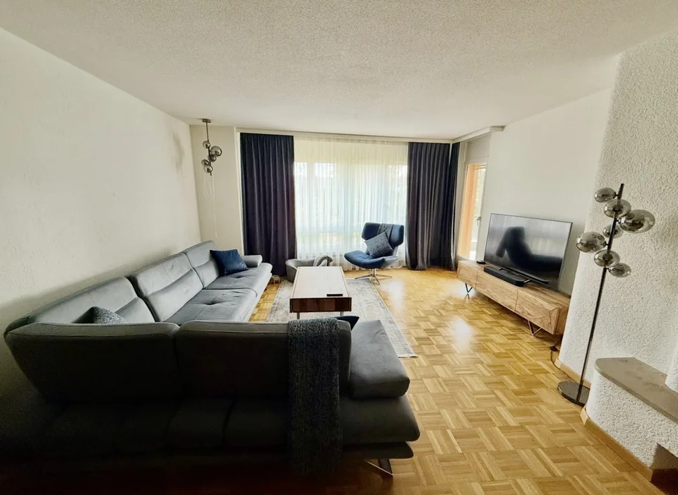 Ampio appartamento di 5,5 stanze con camino e grande balcone sud