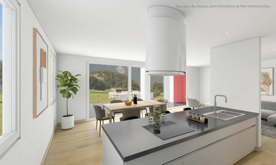 Semi-Detached Villa 6.5 Rooms in Ollon VD - D