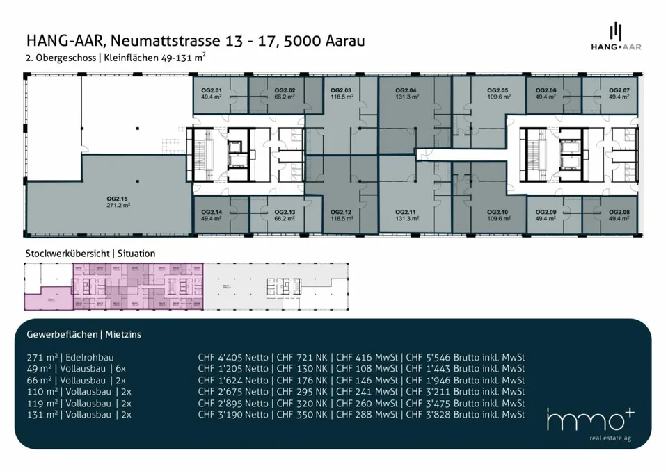 Ufficio/Commerciale | Hang-Aar | 110 a 131 m²