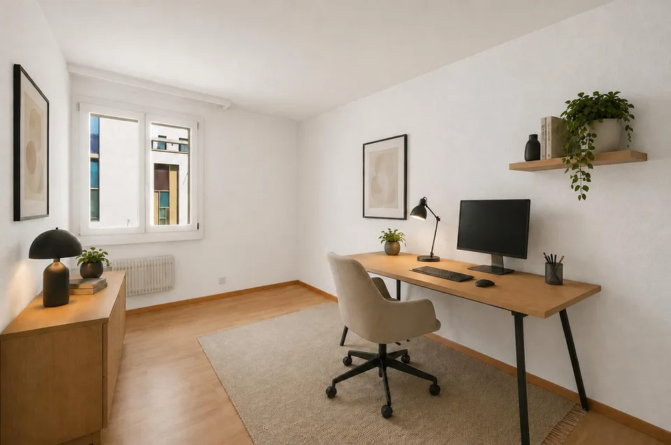 Appartement charmant avec vue sur le jardin près de Saint-Gall