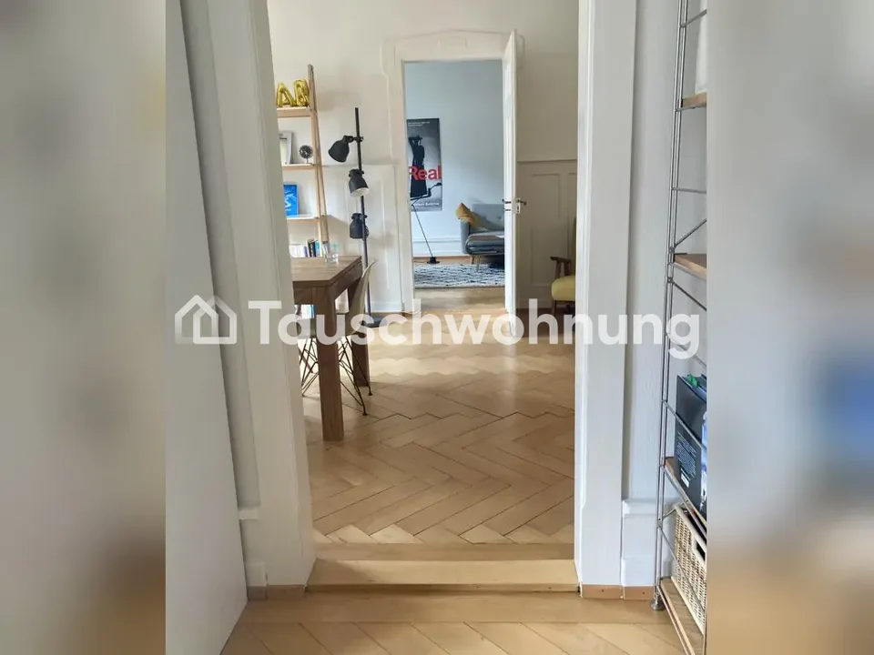 Appartement ancien de 3,5 pièces (K3) contre un appartement plus grand dans le K3