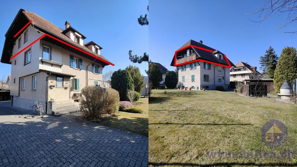 3 Zi-Dachwohnung in MFH mit nur 3 Parteien!