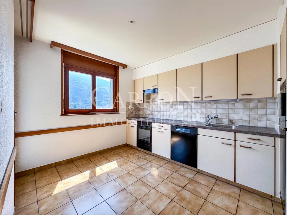 Apartment with 4.5 rooms and garage in Vissigen (Sion)