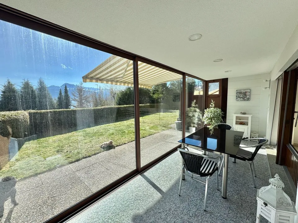 Beautiful 3.5-Room Garden Apartment Near the Blûche Funicular Stop / Ref. 1007-684