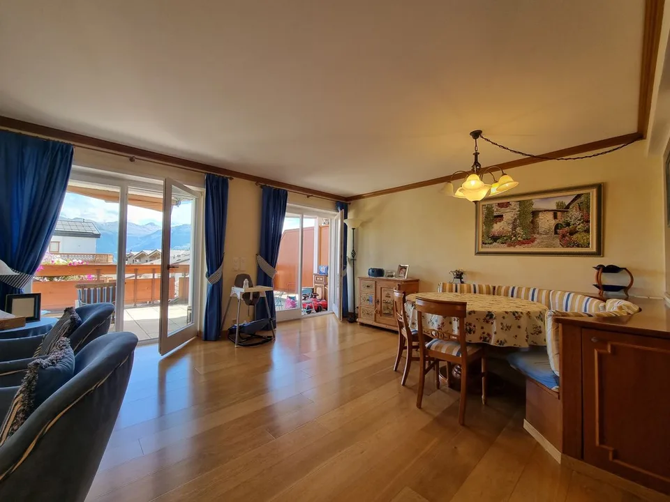 Magnificent apartment in the center of Crans with stunning views