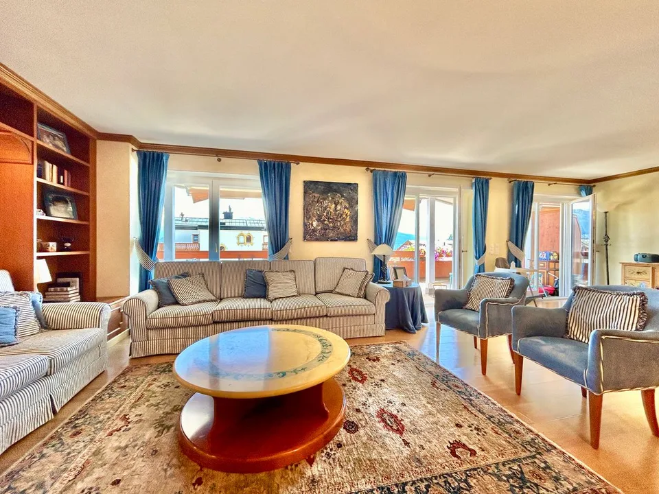 Magnificent apartment in the center of Crans with stunning views
