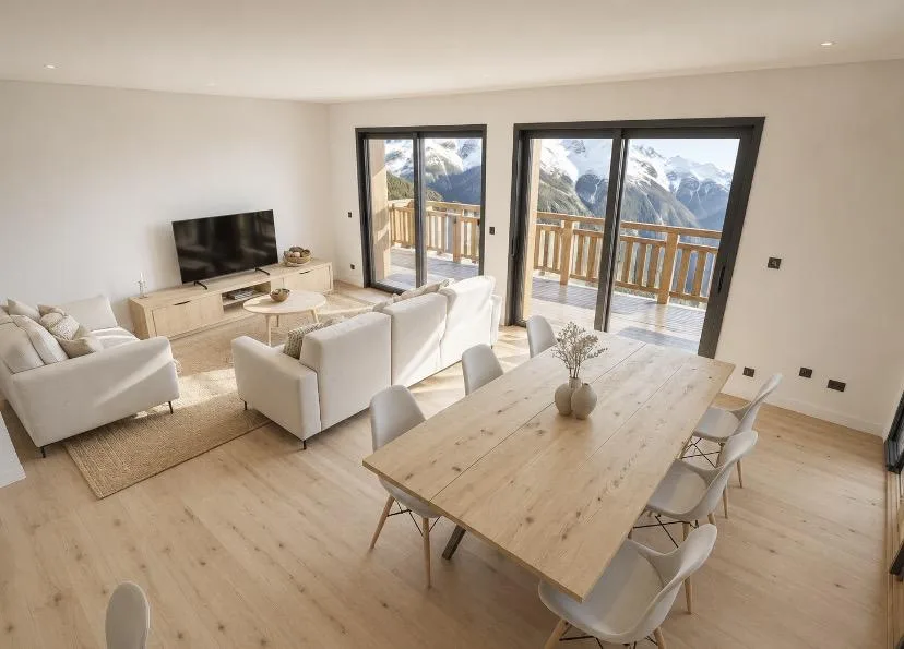Crans-Montana - L'élégance avec +30 m² de terrasse et parking couvert inclus