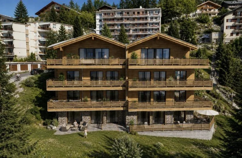 Crans-Montana - L'élégance avec +30 m² de terrasse et parking couvert inclus