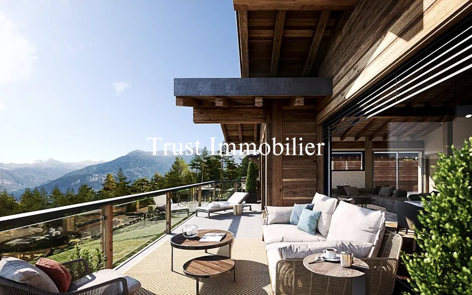 6033. Sublimes Chalet neu in Bluche