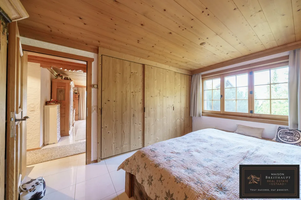 Appartement chaleureux de 3½ pièces avec jardin et vue imprenable sur les montagnes