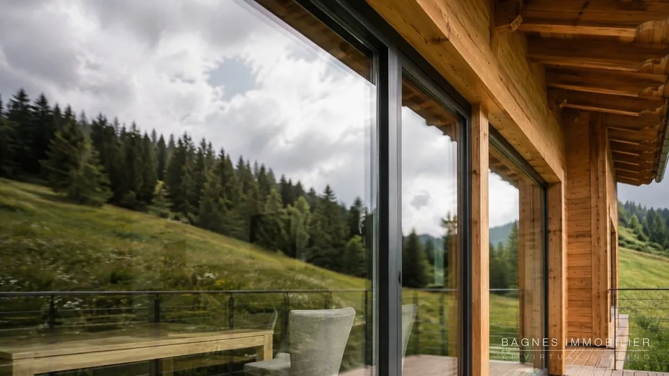 Terrain à bâtir de 746 m² à Vollèges - Vue imprenable sur l'Entremont