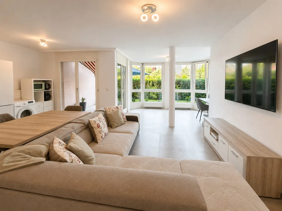 Appartement lumineux avec terrasse et jardin privatif