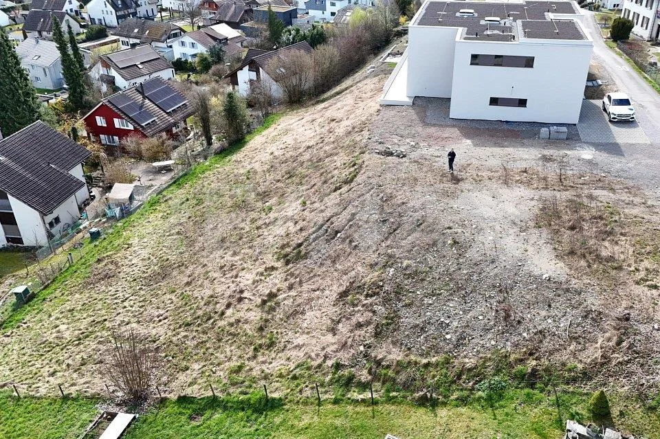 Bauland 1'143 m², Nähe A1 und Lenzburg, Hanglage mit Weitsicht, z.B...