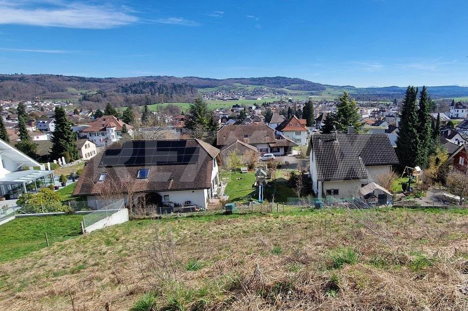 Bauland 1'143 m², Nähe A1 und Lenzburg, Hanglage mit Weitsicht, z.B...