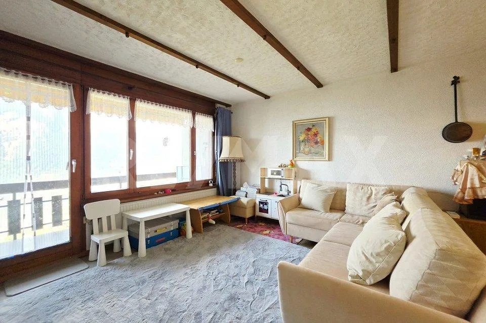 Gemütliche 2 Zimmer-Wohnung mit Balkon und Bergpanorama