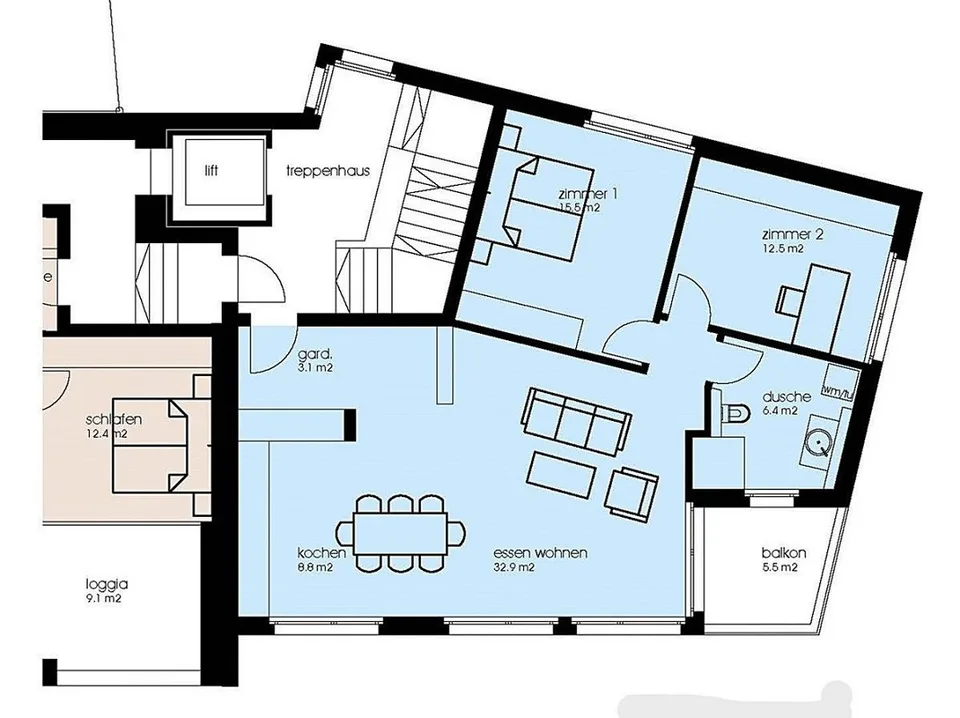 Appartamento elegante di 3,5 locali nel centro di Dietikon Vita urbana