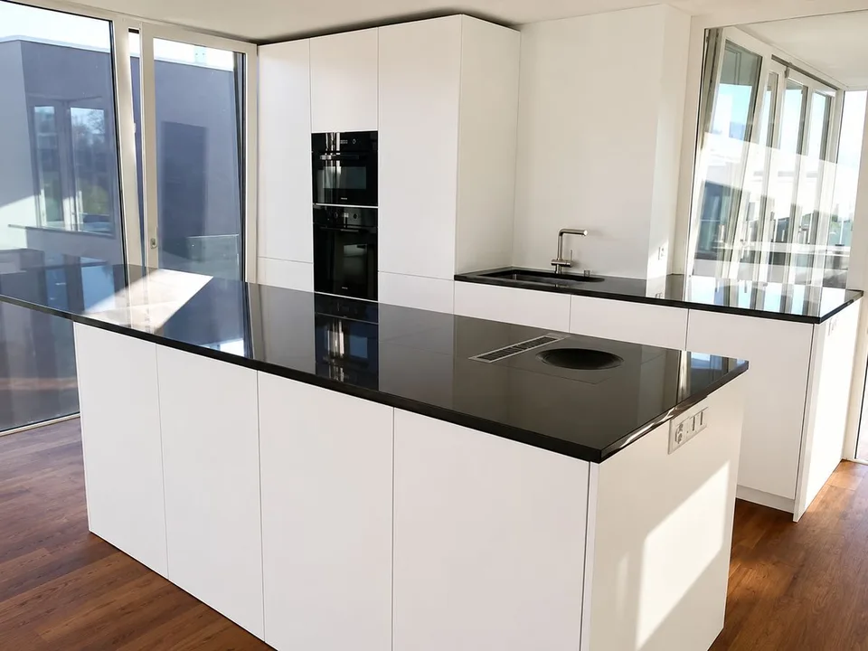Modern, elegant und frei stehend