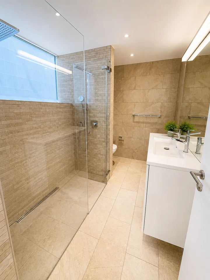 Modern, elegant und frei stehend
