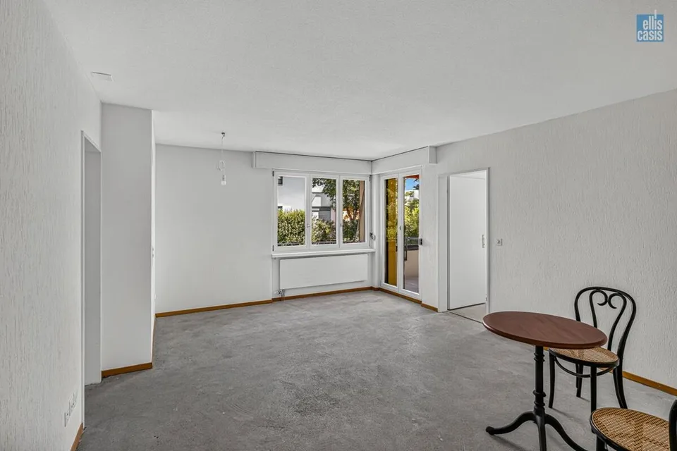 2,5-Zimmer-Parterrewohnung mit Charme, zentral und ruhig gelegen