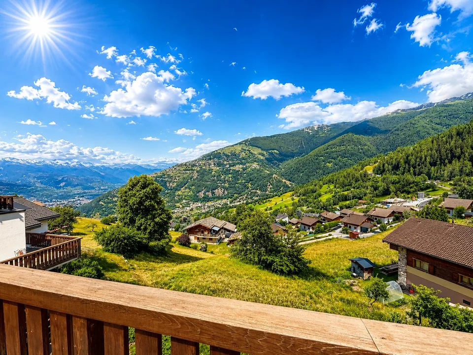 Wunderschöne Wohnung mit Terrasse und Panoramablick