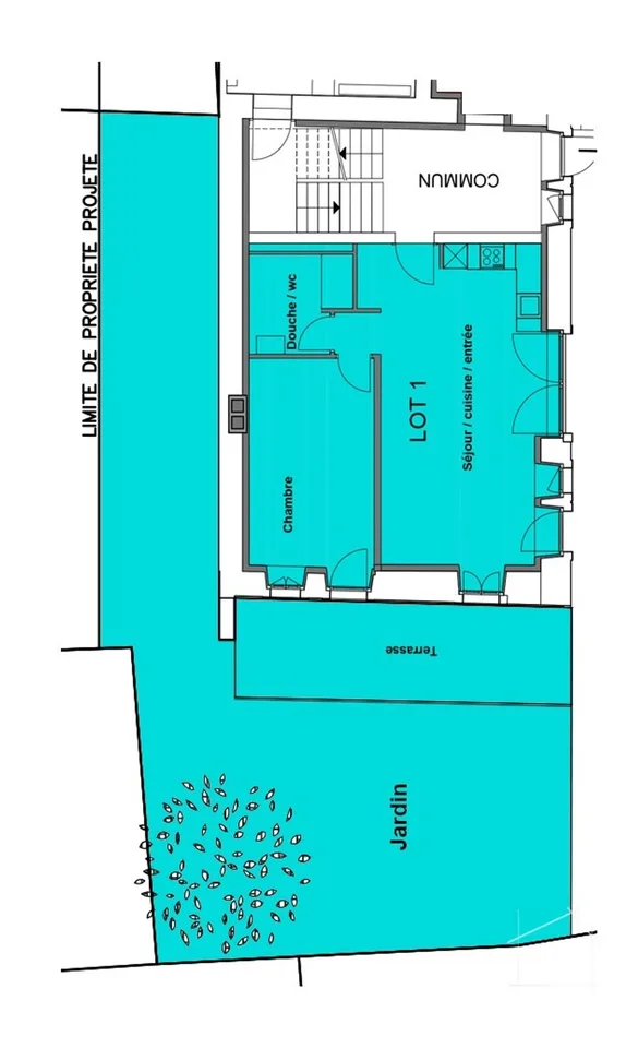 2-room apartment with private garden - Combine comfort, modernity, and ecology