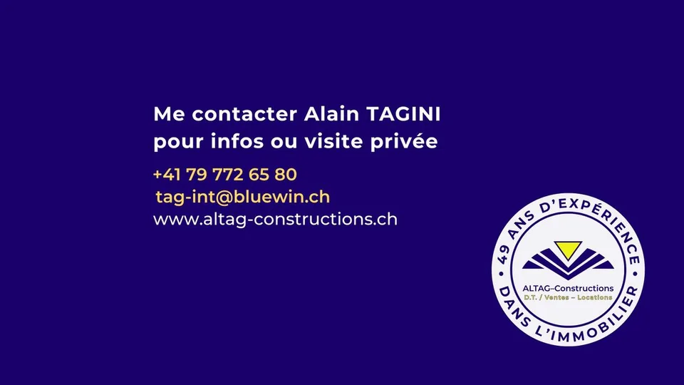 4 semi-detached villas with garages for sale in Grens from CHF 1,950,000.-