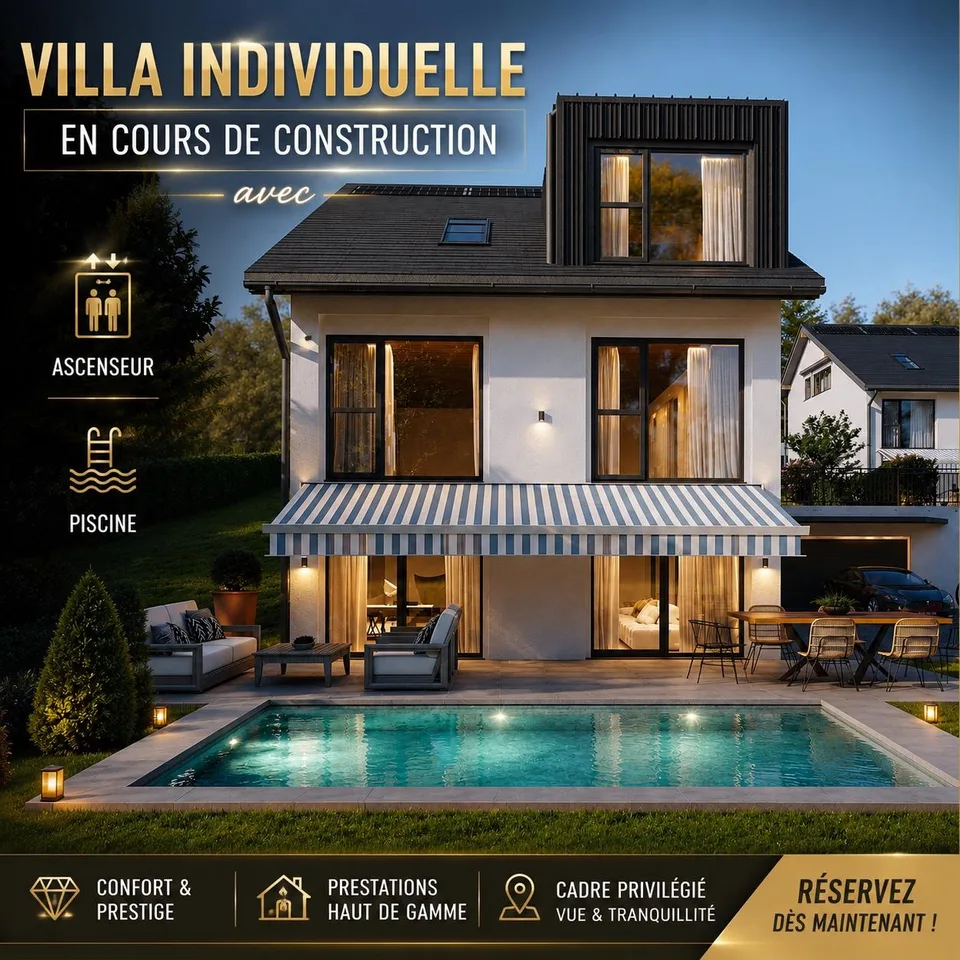 Villa Individuelle | Ascenseur | Piscine chauffée
