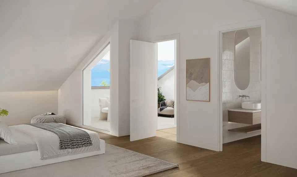 Eine moderne Villa in einer ruhigen und privilegierten Umgebung