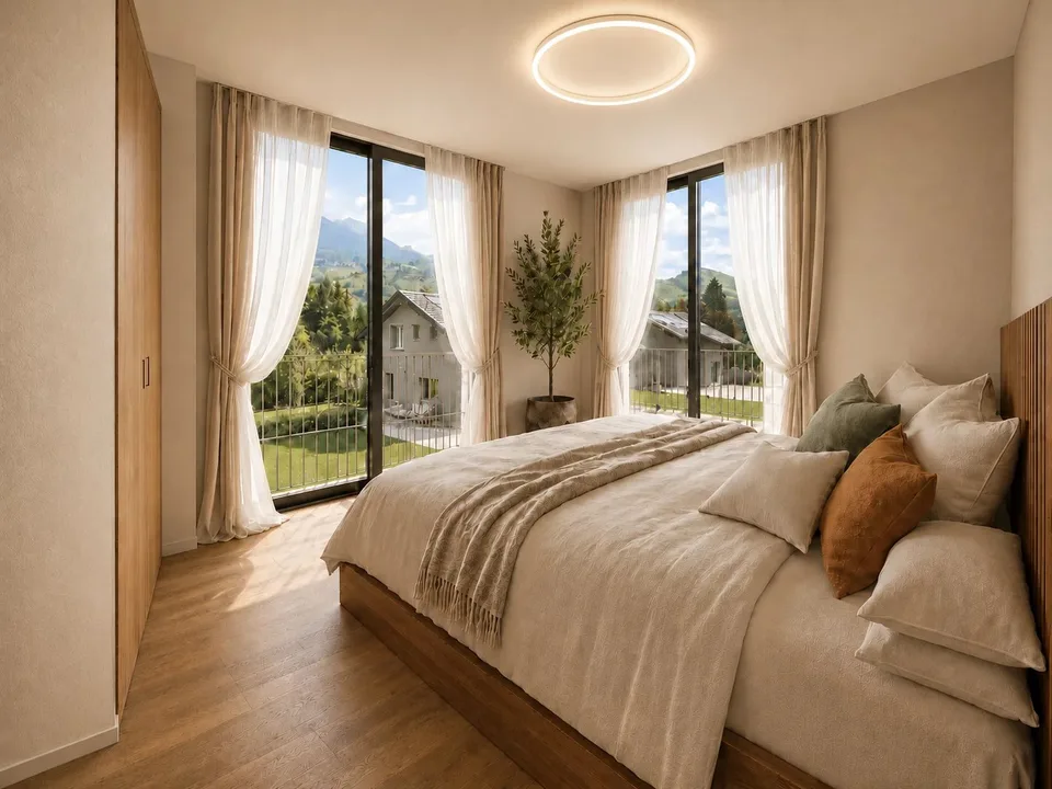 RIDDES | Séduisante villa de 4,5 pièces avec grandes terrasses et rooftop