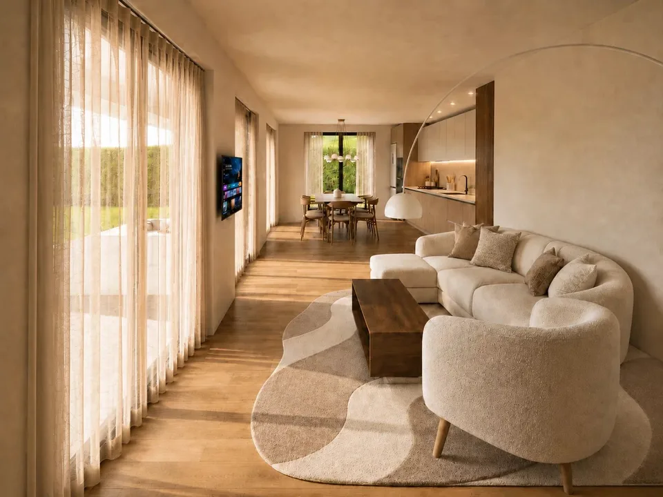 RIDDES | Séduisante villa de 4,5 pièces avec grandes terrasses et rooftop