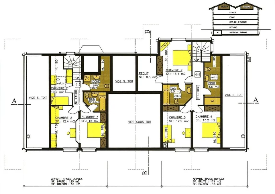 Duplex mit 5.5 Zimmern, Balkon und Panoramablick in einer Zweitwohnung – Foto 25 von 25