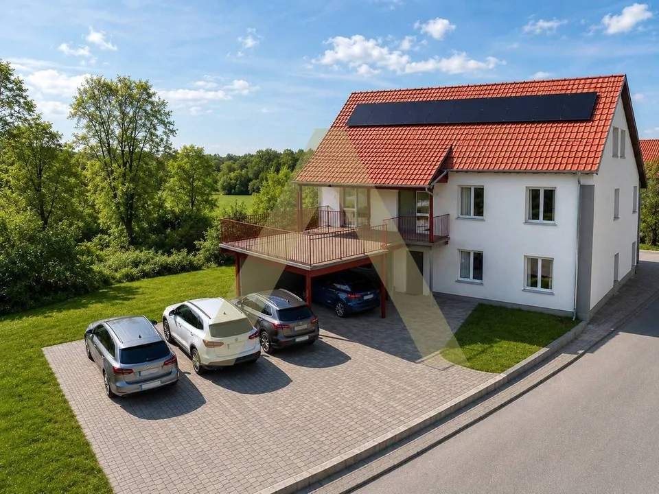 Vollständig renovierte Wohnung mit schönem Garten