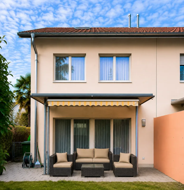 Modern semi-detached house with garden in prime location