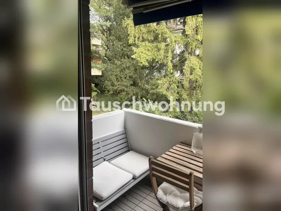 Helle, ruhige 1.5 Zimmerwohnung mit Balkon & Blick ins Grüne