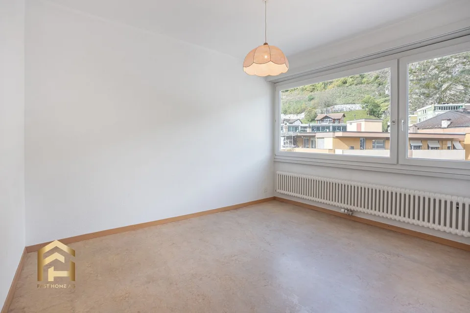 Appartement en attique avec grande terrasse au cœur de Naters